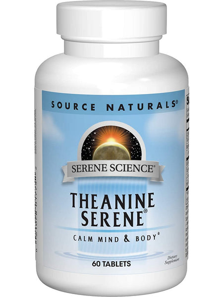 Source Naturals, Serene Science® Theanine Serene®, 60 tablets