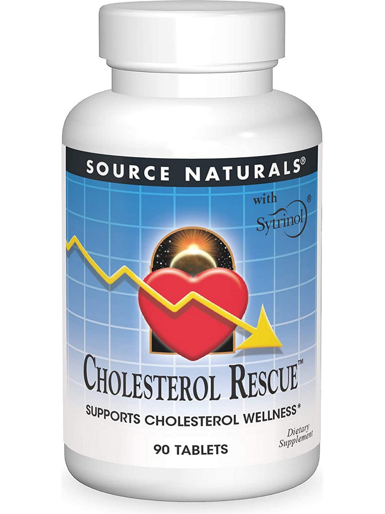 Source Naturals, Cholesterol Rescue™ 604 mg, 90 tablets