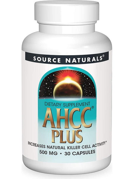 Source Naturals, AHCC® Plus 500 mg, 30 capsules