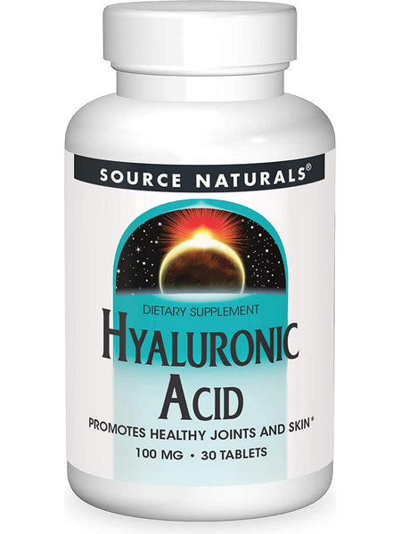 Source Naturals, Hyaluronic Acid 100 mg, 30 tablets