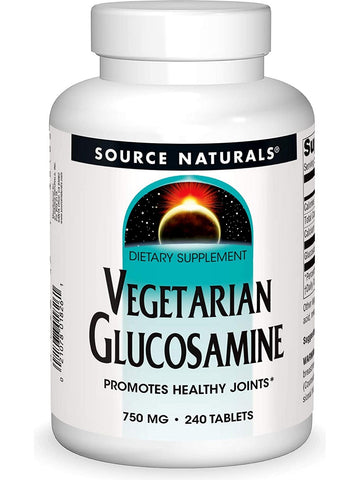 Source Naturals, Vegetarian Glucosamine 750 mg, 240 tablets