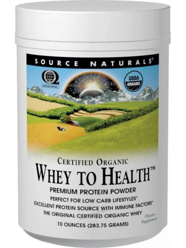 Source Naturals, Whey to Health powder Certified Organic, 10 oz