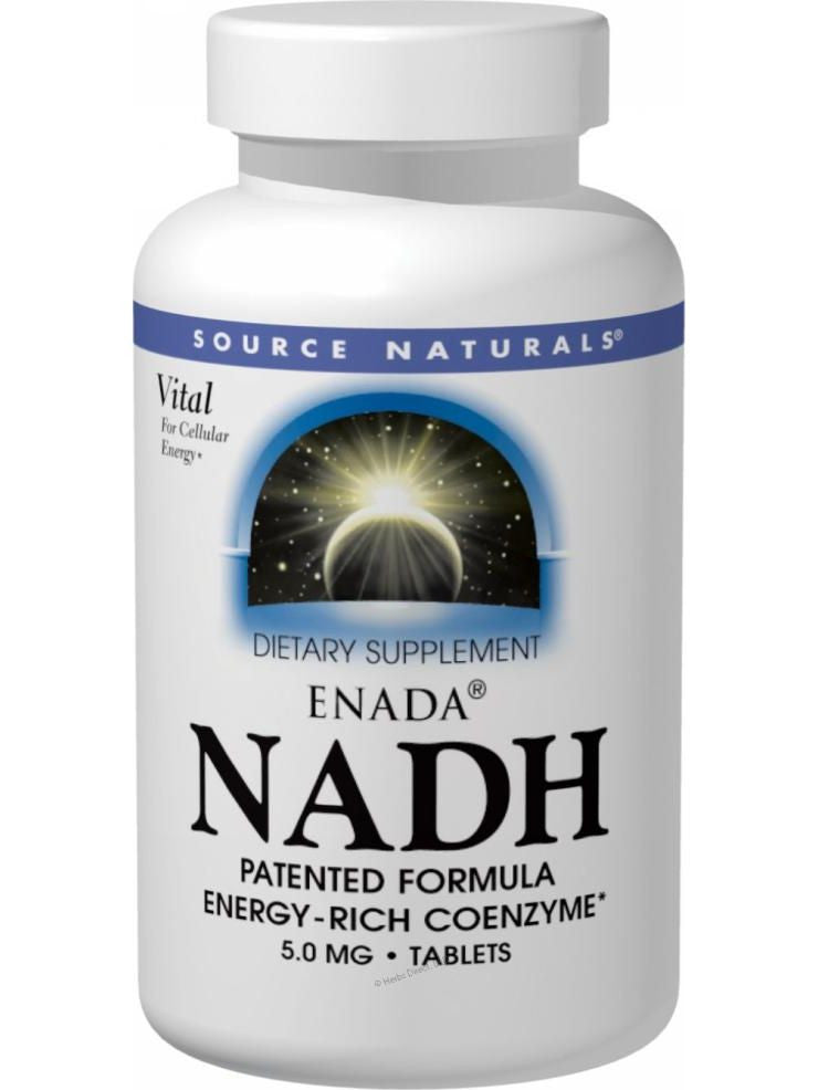 Source Naturals, ENADA NADH, 5mg Blister Pack, 60 ct