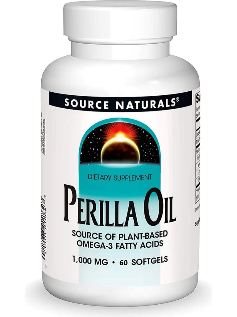 Source Naturals, Perilla Oil, 1000mg, 60 softgels