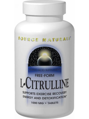 Source Naturals, L-Citrulline, 1000mg, 60 ct