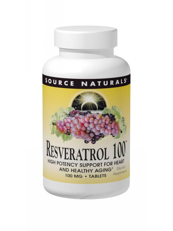Source Naturals, Resveratrol 100 50% Standardized Extract, 30 ct