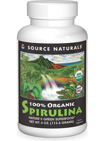 Source Naturals, Organic Spirulina, 4 oz