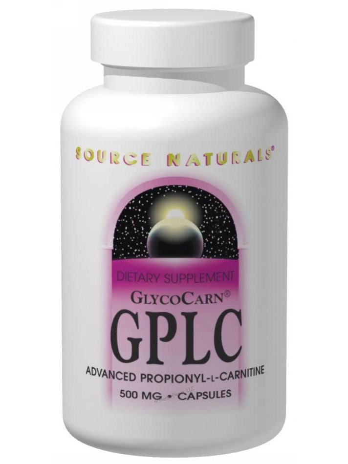 Source Naturals, GlycoCarn GPLC, 500mg, 60 ct