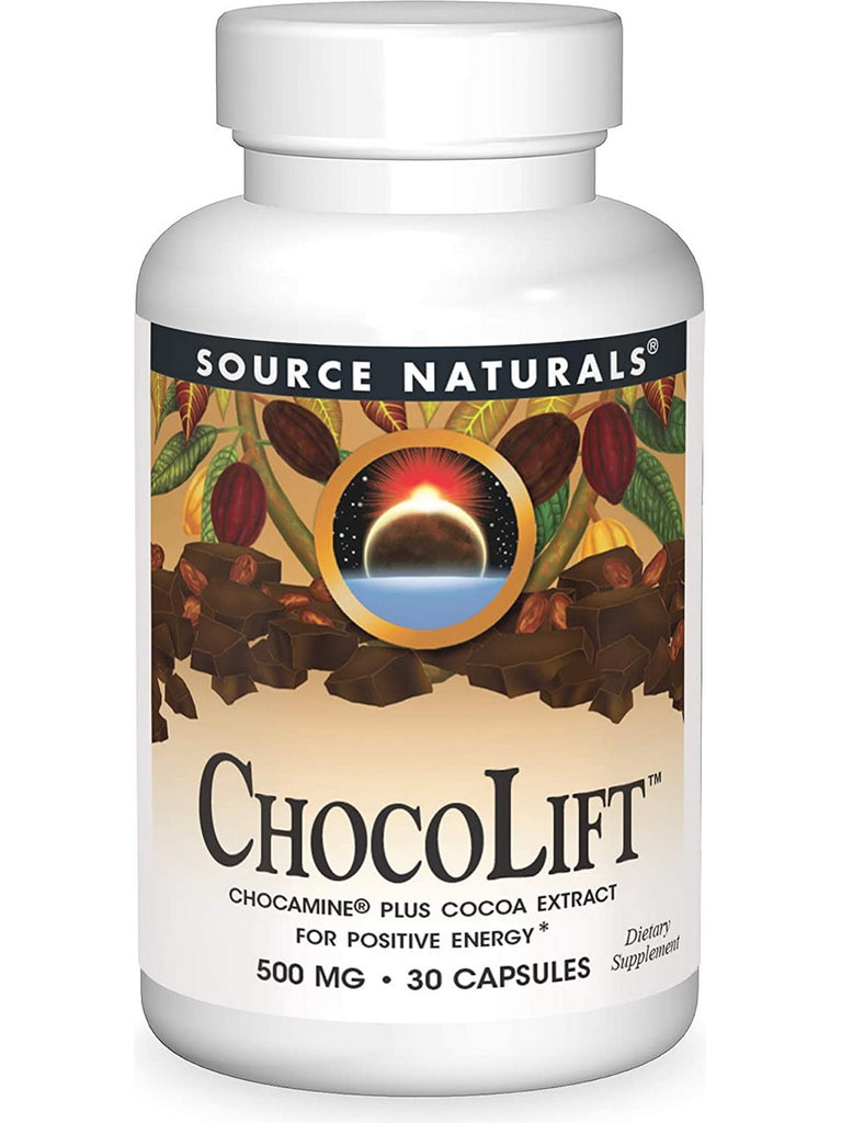 Source Naturals, ChocoLift™ 500 mg, 30 capsules