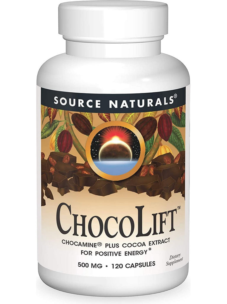 Source Naturals, ChocoLift™ 500 mg, 120 capsules