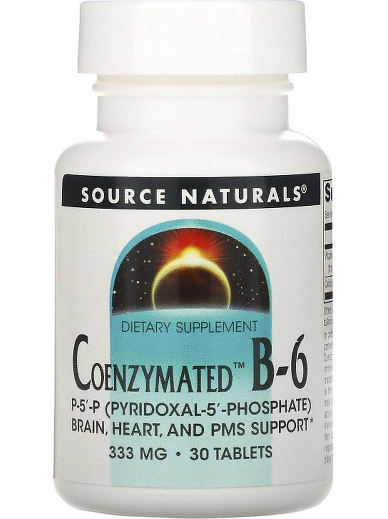 Source Naturals, Coenzymated™ Vitamin B-6 333 mg, 30 tablets