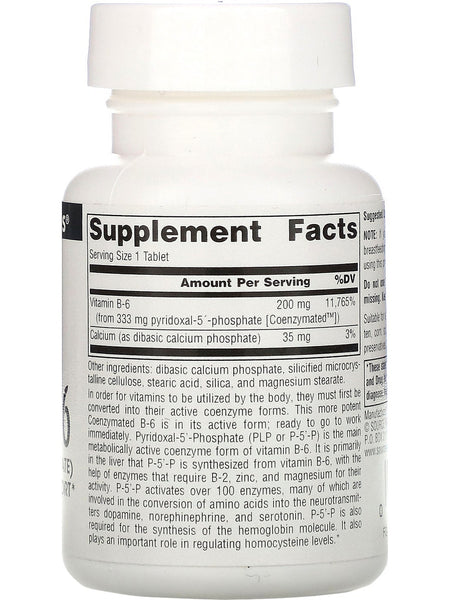 Source Naturals, Coenzymated™ Vitamin B-6 333 mg, 30 tablets