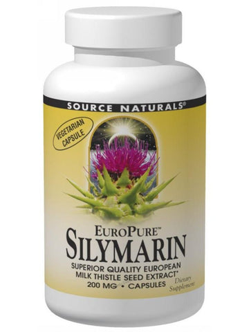 Source Naturals, EuroPure Silymarin, 200mg, 60 ct