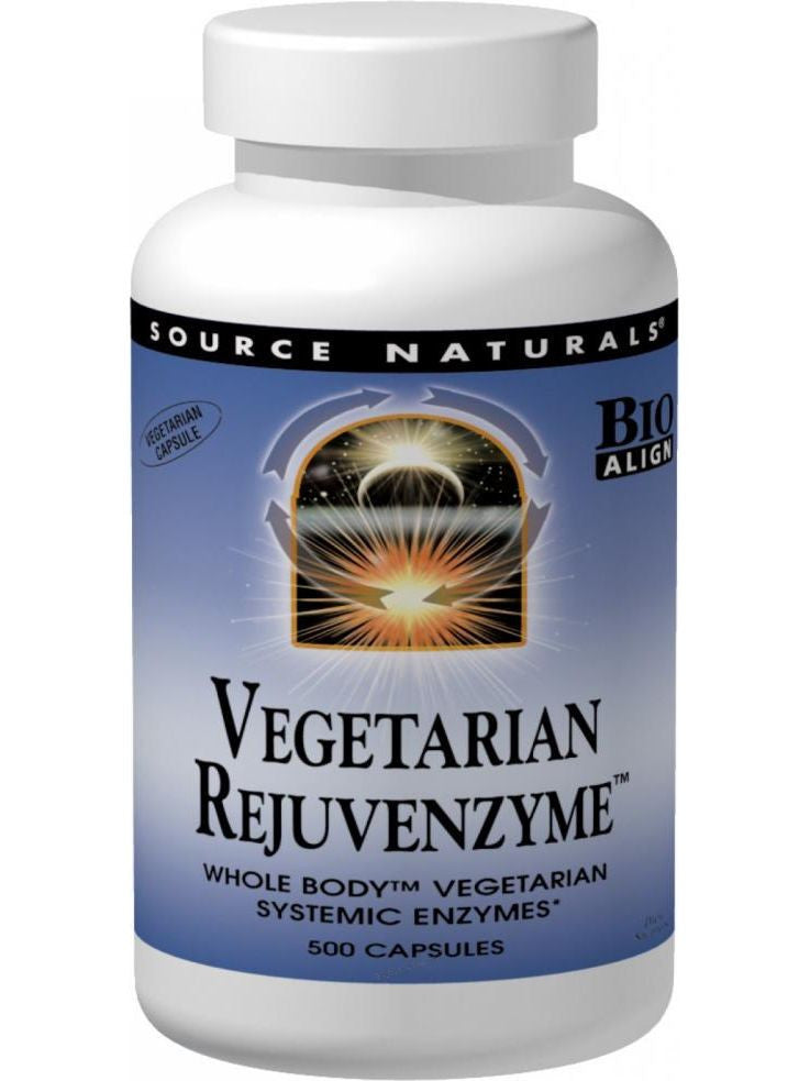 Source Naturals, RejuvenZyme Whole-Body Enzymes Vegetarian Bio-Aligned, 60 ct