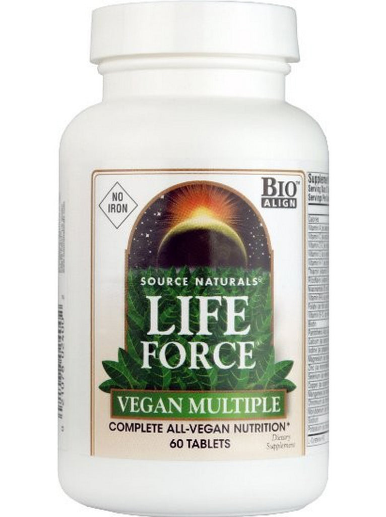 Source Naturals, Life Force® Vegan Multiple, 60 tablets