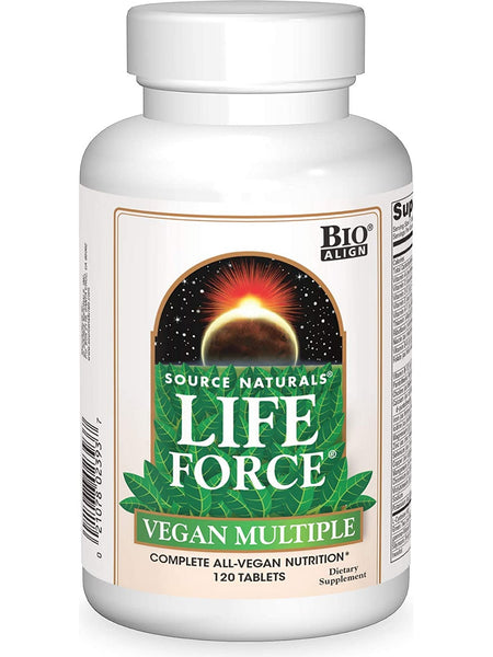 Source Naturals, Life Force® Vegan Multiple, 120 tablets