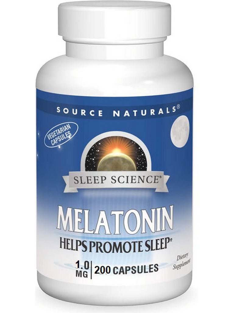 Source Naturals, Sleep Science® Melatonin 1 mg, 200 capsules
