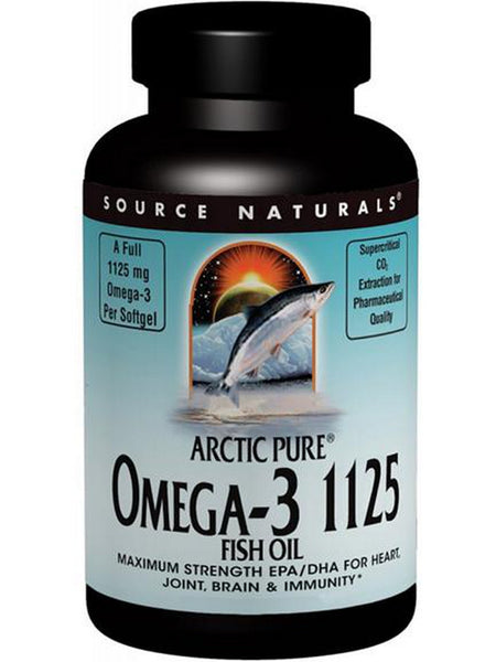 Source Naturals, Arctic Pure® Omega-3 1125 Fish Oil 1125 mg, 120 softgels