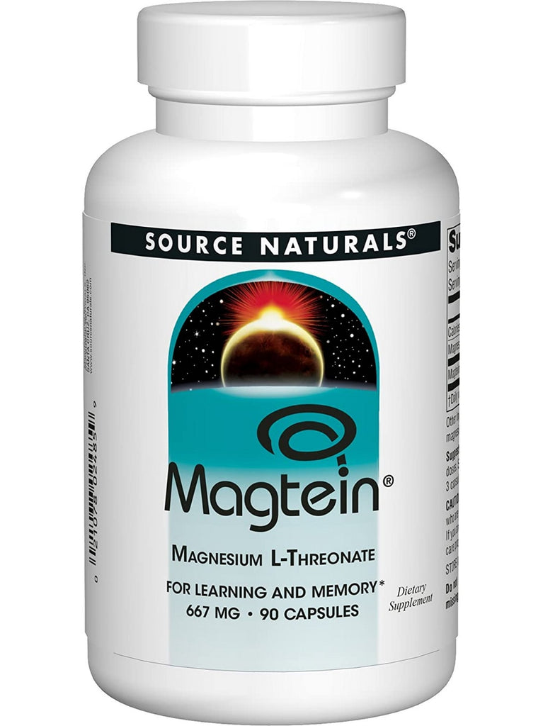 Source Naturals, Magtein®, 90 capsules