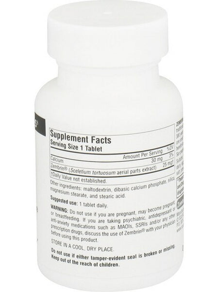 Source Naturals, Zembrin 25 mg, 30 tablets