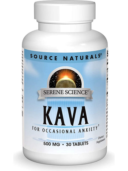 Source Naturals, Serene Science® Kava 500 mg, 30 tablets