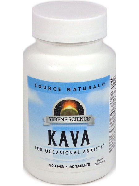 Source Naturals, Serene Science® Kava 500 mg, 60 tablets