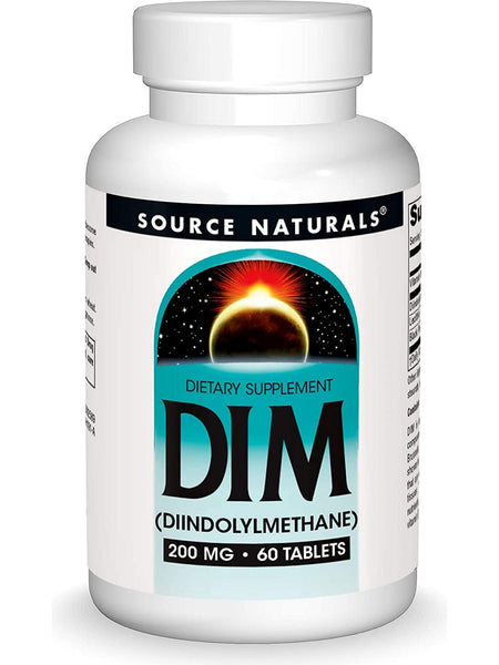 Source Naturals, DIM (Diindolylmethane) 200 mg, 60 tablets