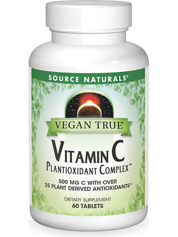 Source Naturals, Vegan True® Vitamin C Plantioxidant Complex, 60 tablets