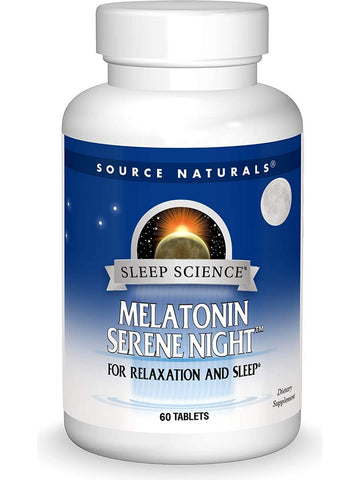 Source Naturals, Sleep Science® Melatonin Serene Night™ 3 mg, 60 tablets