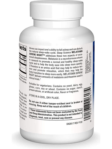 Source Naturals, Sleep Science® Melatonin Serene Night™ 3 mg, 120 tablets
