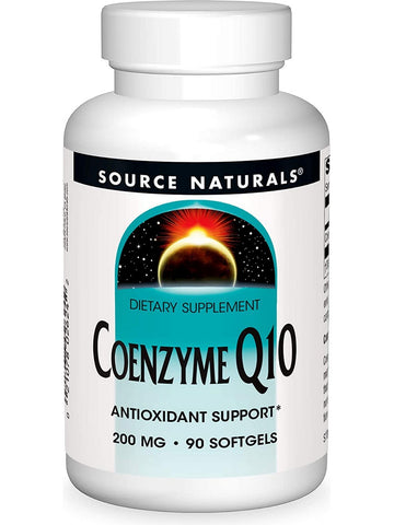 Source Naturals, Coenzyme Q10 200 mg, 90 softgels