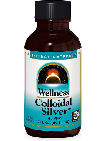 Source Naturals, Wellness Colloidal Silver™ 45 ppm, 2 fl oz