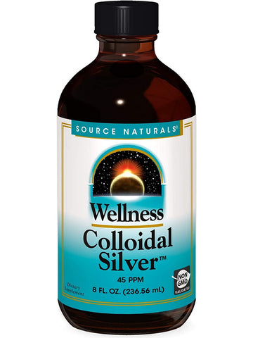 Source Naturals, Wellness Colloidal Silver™ 45 ppm, 8 fl oz