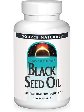 Source Naturals, Black Seed Oil 500 mg, 240 softgels