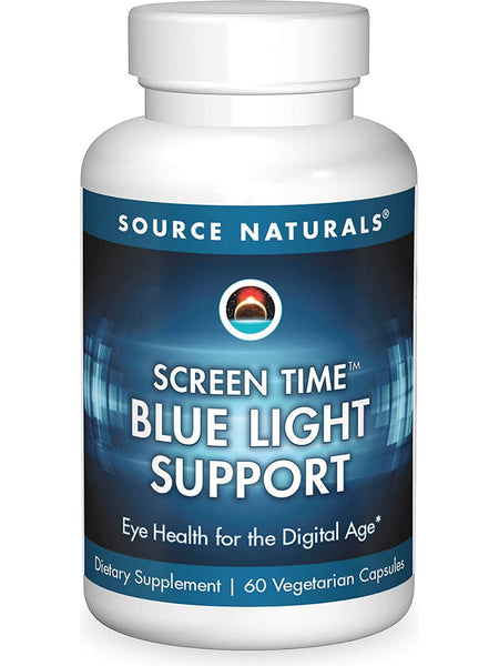 Source Naturals, Screen Time® Blue Light Support, 60 vegetarian capsules