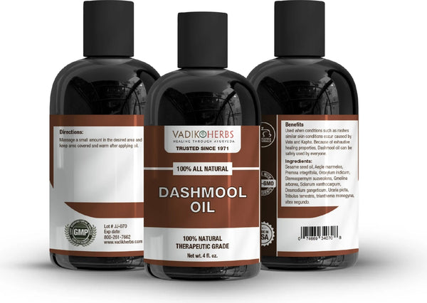Vadik Herbs, Dashmool Massage Oil, 4 fl oz