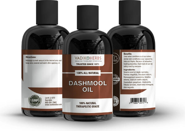 Vadik Herbs, Dashmool Massage Oil, 8 fl oz