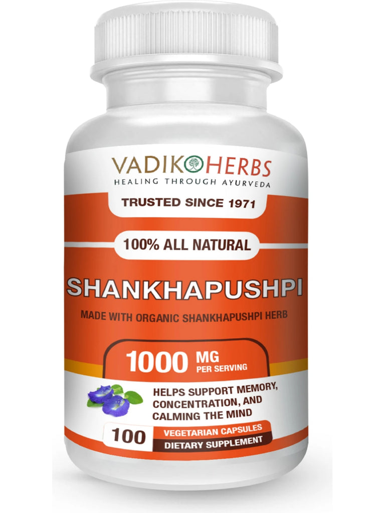 Shank Pushpi, 100 ct, Vadik Herbs